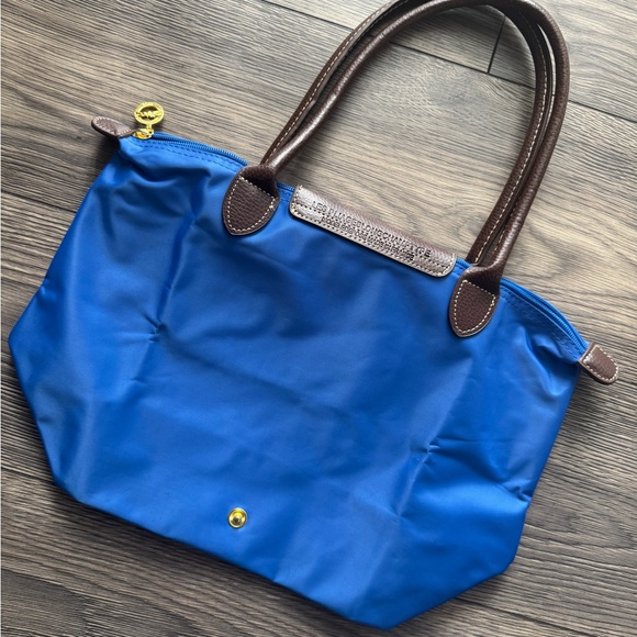 Longchamp Le Pliage Tote Bag - Medium, Blue - Picture 5 of 6